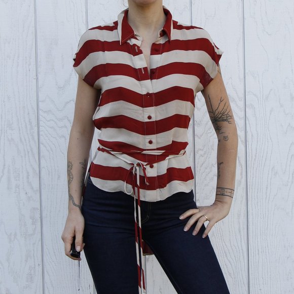 Alexander Wang Striped Button Up - Picture 10 of 13